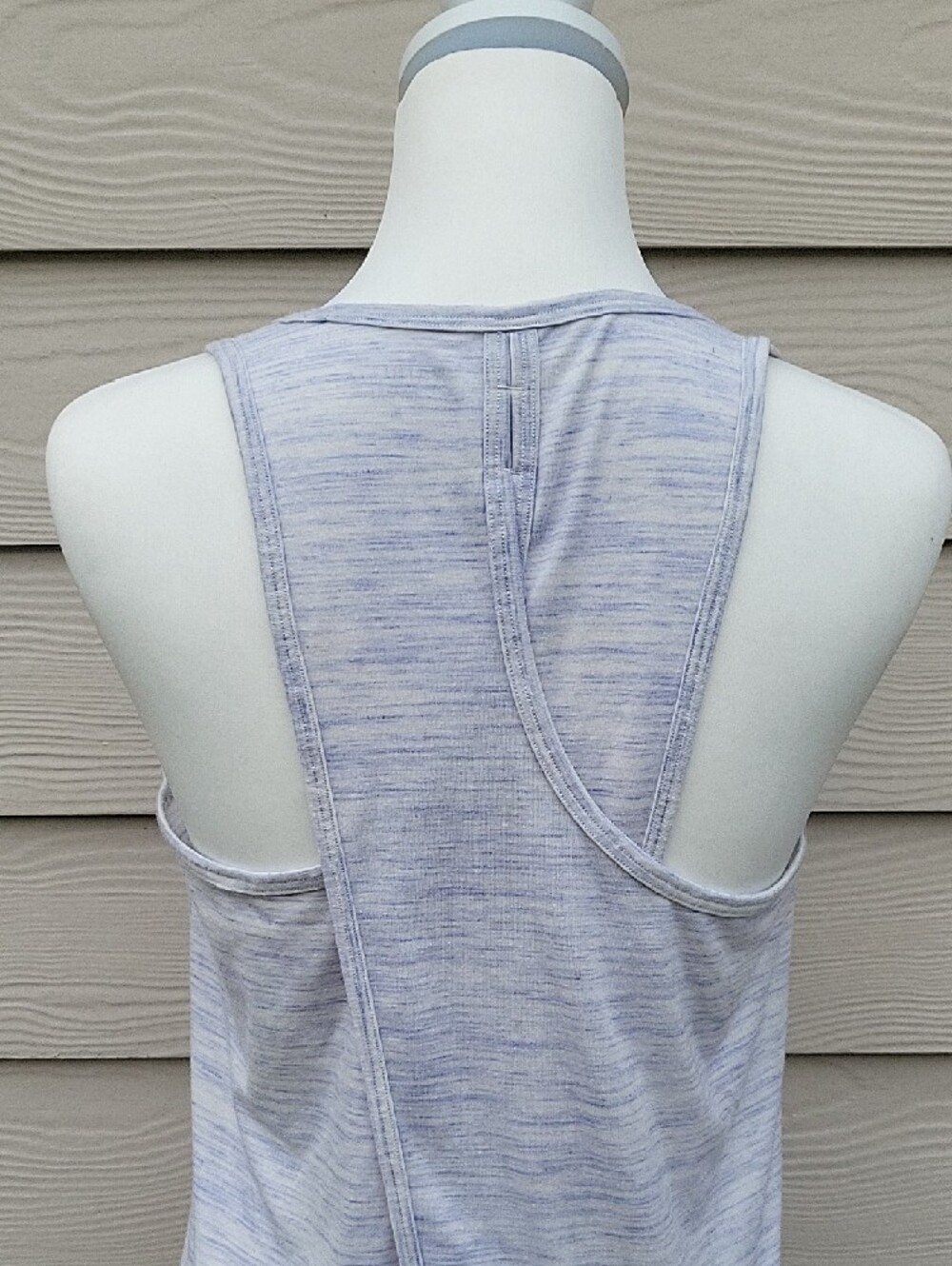 Athleta Lavender Heather Racerback Tank Top Size M Yoga Activewear - Picture 3 of 11
